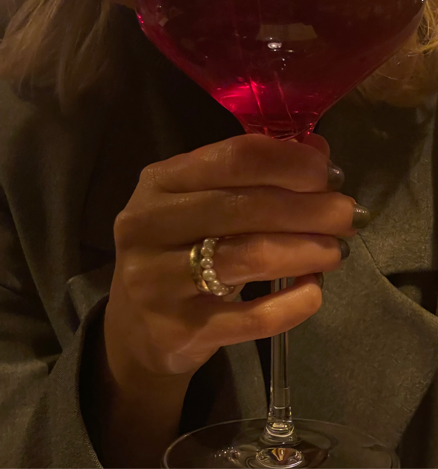 Süßwasserperlenring Serenity