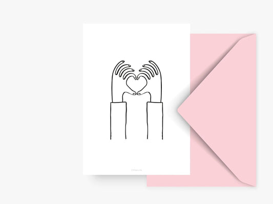 Postkarte Heart You