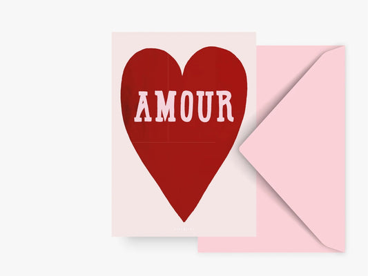 Postkarte Amour