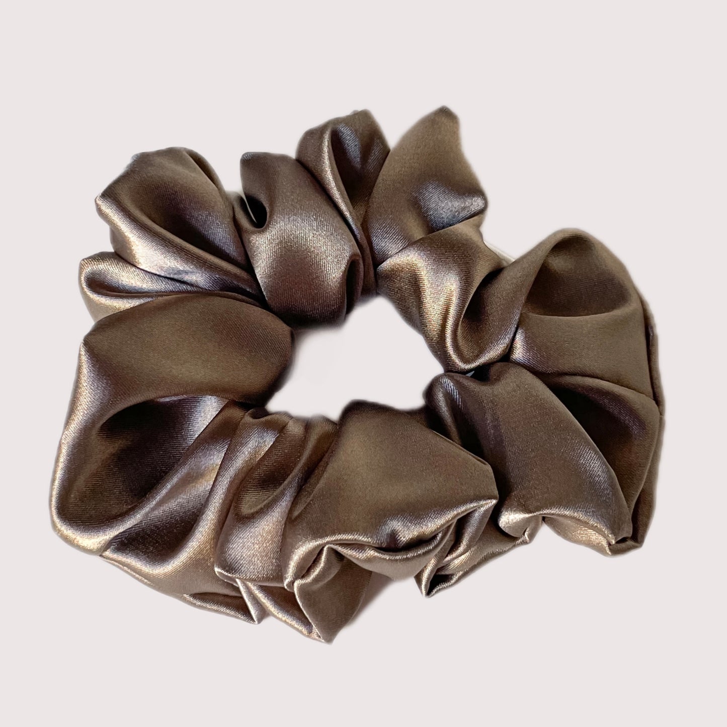 Scrunchie Satin Coffee