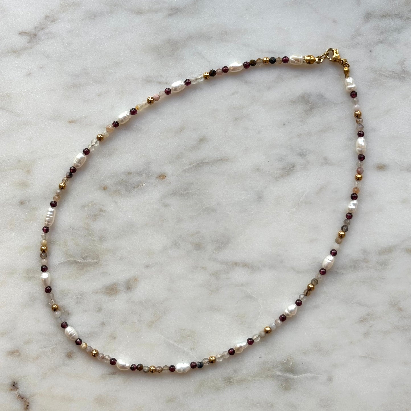 Filigrane Kette Bordeaux