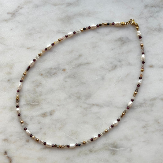 Filigrane Kette Bordeaux