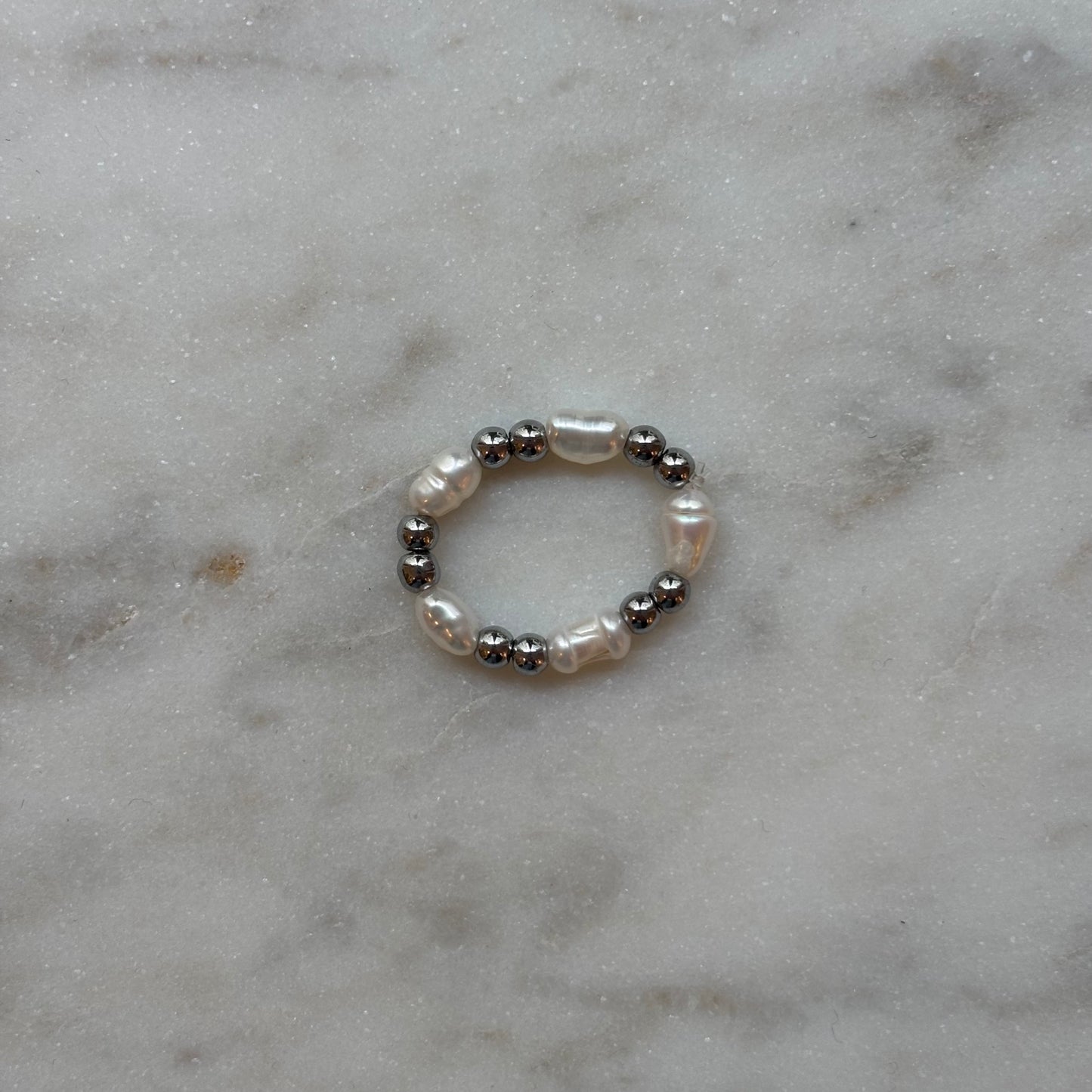 Ring Süßwasserperlen