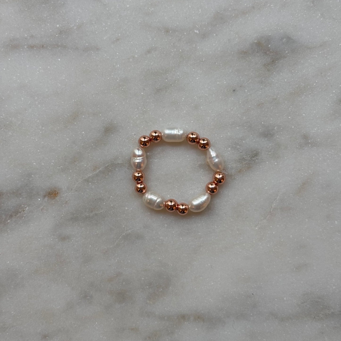 Ring Süßwasserperlen