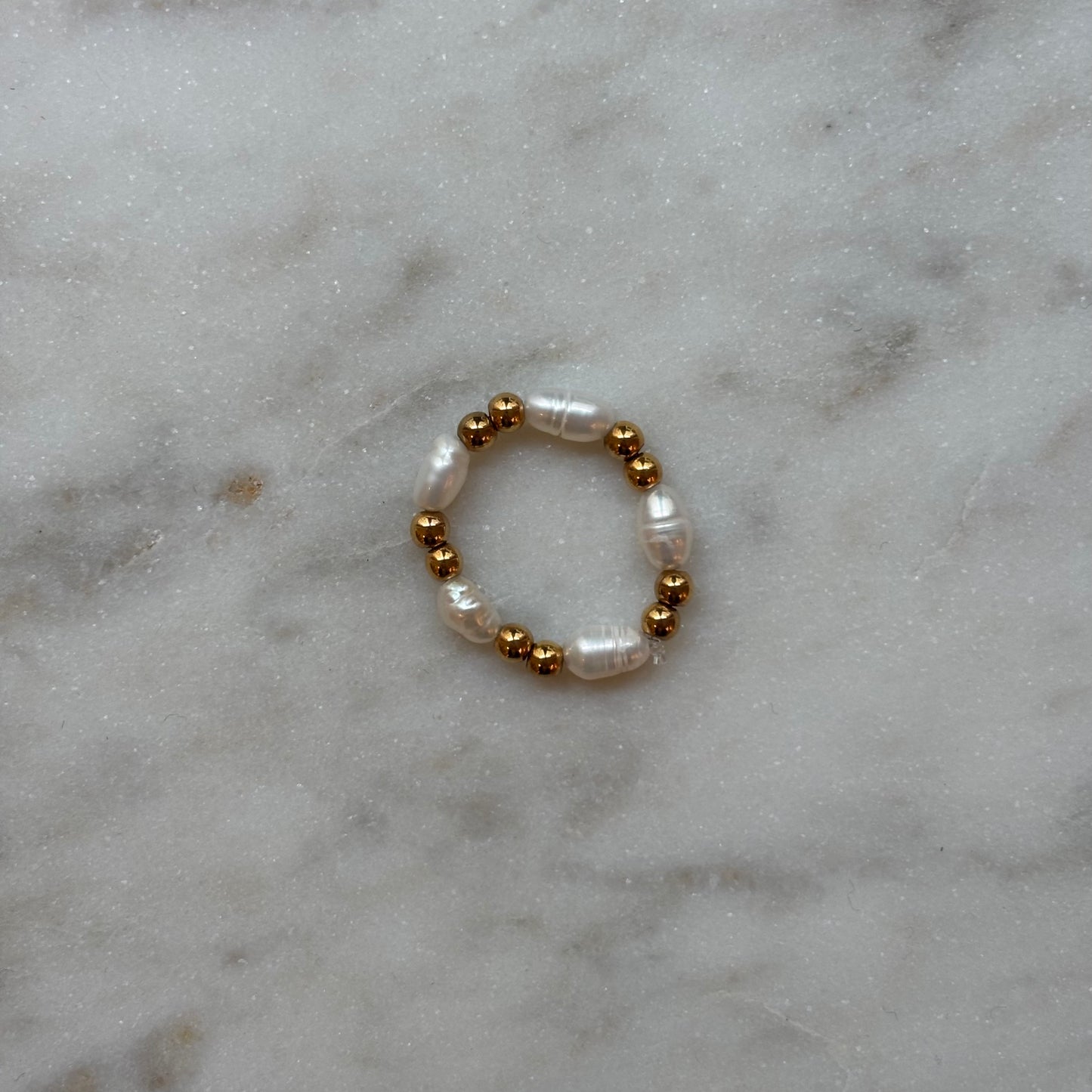 Ring Süßwasserperlen