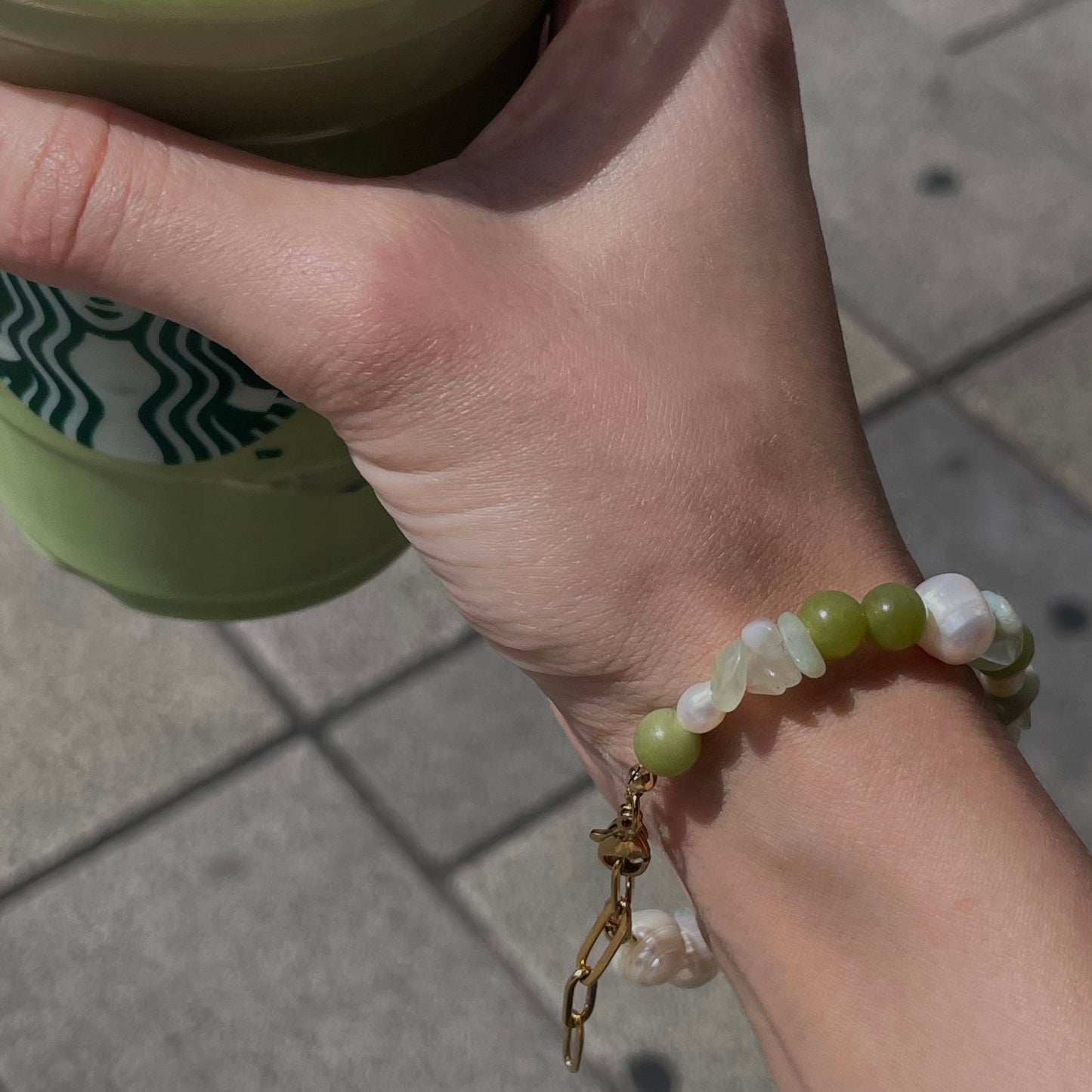 Armband Matcha Latte